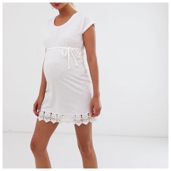 Mamalicious maternity lace detail dress - Picture 7 of 7